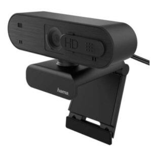 HamaC-600 Pro FHD Webcam with Mic, 1080p, 30fps, Auto-Focus, Lighting Adjustment, Stand/Clamp - Image 1