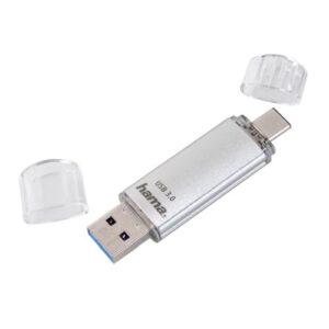 Hama C-Laeta 32GB USB-A & USB-C Memory Pen, Metal Casing, OTG, 40 MB/s - Image 1