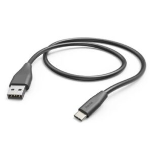 Hama USB-A to USB-C Quick Charging Cable, USB 2.0, 3 Metre, Black - Image 1