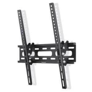 Hama TV Wall Bracket, Up to 75" TVs, 40kg Max, Tilt +5/-15°, VESA up to 400 x 400, Spirit Level - Image 1