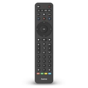 Hama Universal IR Remote Control for Over 1,000 Devices, Control 8 Devices, App Buttons, 10m Range