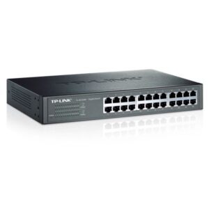 TP-LINK (TL-SG1024D) 24-Port Gigabit Unmanaged Desktop/Rackmount Switch, Steel Case - Image 1