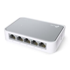 TP-LINK (TL-SF1005D V16) 5-Port 10/100Mbps Unmanaged Desktop Switch, Plastic Case - Image 1