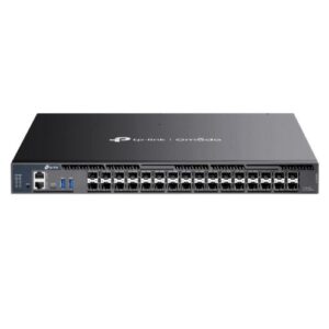 TP-LINK (SX6632YF) Omada 26-Port 10G Stackable L3 Managed Aggregation Switch with 6 25G Slots, USB - Image 1