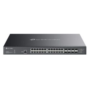 TP-LINK (SX3832MPP) Omada 32-Port 10GE L2+ Managed Switch with 24-Port PoE++, 8x 1/10 Gbps SFP+ Slots, Rackmountable - Image 1