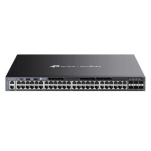 TP-LINK (SG6654XHP) Omada 48-Port Gigabit Stackable L3 Managed PoE+ Switch with 6x 10G SFP+ Slots, USB - Image 1