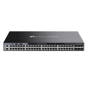 TP-LINK (SG6654X) Omada 48-Port Gigabit Stackable L3 Managed Switch with 6x 10G SFP+ Slots, USB - Image 1