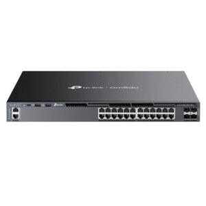TP-LINK (SG6428XHP) Omada 24-Port Gigabit Stackable L3 Managed PoE+ Switch with 4 10G Slots, USB - Image 1