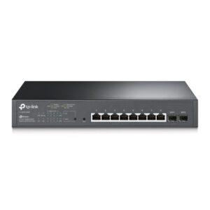 TP-LINK (SG2210MP) JetStream 10-Port Gigabit Smart Switch with 8-Port PoE+, 2 GB SFP Slots, Rackmountable - Image 1