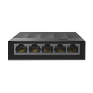 TP-LINK (LS105G) 5-Port Gigabit Unmanaged Desktop LiteWave Switch, Steel Case - Image 1