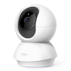 TP-LINK (TAPO C200) Pan/Tilt Home Security Wi-Fi Camera, 1080p, Night Vision, Motion Detection, Alarms, 2-way Audio, Voice Control, SD Card Slot - Image 1