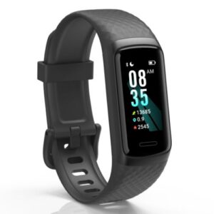 Hama Fit Track 3910 Fitness Tracker Smart Watch, 1.05" LCD Touch Screen, Waterproof, Black - Image 1