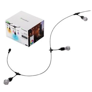 Nanoleaf Matter Smart Multicolour Outdoor String Lights Expansion Pack, 15 Metre, 20 ARGB LEDs *Expansion Kit Only*