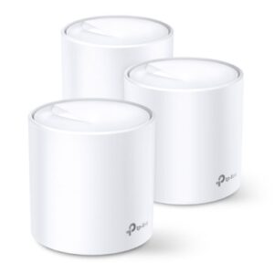 TP-LINK (DECO X60) AX5400 Whole Home Mesh Wi-Fi 6 System, 3 Pack, OFDMA & MU-MIMO, WPA3 Encryption & TP-Link HomeShield - Image 1