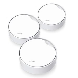TP-LINK (DECO X50-POE) AX3000 Dual Band Wireless Mesh Wi-Fi 6 System with PoE, 3 Pack, 2.5G LAN, OFDMA & MU-MIMO, TP-Link HomeShield - Image 1
