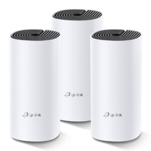 TP-LINK (DECO M4) Whole-Home Mesh Wi-Fi System, 3 Pack, Dual Band AC1200, MU-MIMO, 2 x LAN on each Unit - Image 1