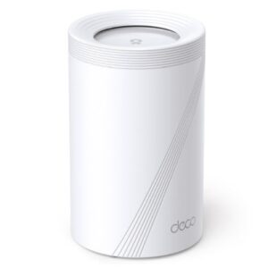 TP-LINK (DECO BE65) BE9300 Tri-Band Whole Home Mesh Wi-Fi 7 System, Single Unit, 4x 2.5G Ports, MLO, Wireless/Wired Combined Backhaul - Image 1
