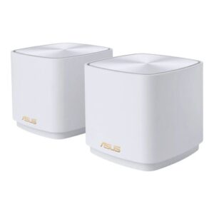 Asus AX5400 (ZenWiFi XD5) AX3000 Dual Band Mesh Wi-Fi 6 System, 2 Pack, GB LAN, GB WAN, 160MHz Bandwidth, AiMesh, AiProtection, White - Image 1
