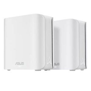 Asus (ZenWiFi BD4) BE3600 Dual Band Wi-Fi 7 AiMesh Extendable Routers (2 Pack), Up to 6,500 sq.ft, 2x 2.5G Ports, VPN, 3 SSIDs - Image 1