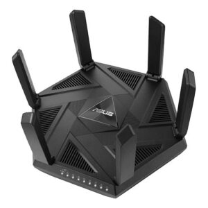 Asus (RT-AXE7800) AXE7800 Wi-Fi 6E Tri-Band Router, 6GHz Band, 2.5G WAN/LAN, USB, AiMesh, One-Tap Safe Browsing, Enhanced Security - Image 1