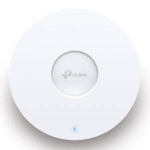 TP-LINK (EAP670 NEW) AX5400 Dual Band Ceiling Mount Wi-Fi 6 Access Point, PoE, Omada Mesh, 2.5G LAN, Bluetooth 5.2 Support