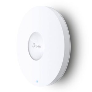 TP-LINK (EAP620 HD NEW) AX1800 Dual Band Ceiling Mount Wi-Fi 6 Access Point, PoE, GB LAN, MU-MIMO, Free Software