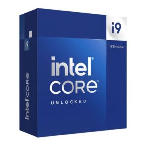 Intel Core i9-14900K CPU, 1700, 3.2 GHz (6.0 Turbo), 24-Core, 125W (253W Turbo), 10nm, 36MB Cache, Unlocked, Raptor Lake Refresh, NO HEATSINK/FAN