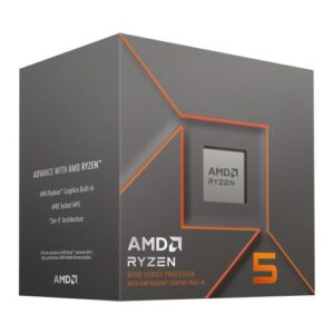 AMD Ryzen 5 8500G with Wraith Stealth Cooler, AM5, Up to 5.0GHz, 6-Core, 65W, 22MB Cache, 4nm, 8th Gen, Radeon Graphics - Image 1