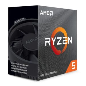 AMD Ryzen 5 4500 CPU with Wraith Stealth Cooler, AM4, 3.6GHz (4.1 Turbo), 6-Core, 65W, 11MB Cache, 7nm, 4th Gen, No Graphics - Image 1