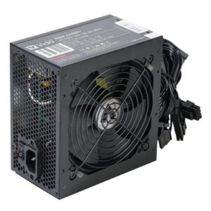 Vida Lite 750W ATX PSU, Fluid Dynamic Ultra-Quiet Fan, PCIe, Flat Black Cables, Power Lead Not Included, Black - Image 1
