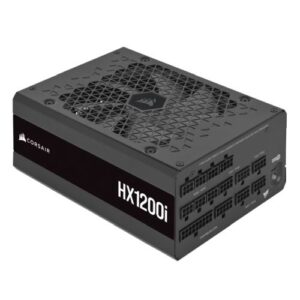Corsair 1200W HX1200i V2 PSU, Fluid Dynamic Fan, Fully Modular, Ultra-Low Noise, 80+ Platinum, ATX 3.0, PCIe 5.0 - Image 1