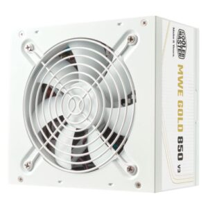 Cooler Master 850W MWE Gold V3 ATX 3.1 PSU, Fully Wired, HDB Bearing Fan, 80+ Gold, White - Image 1