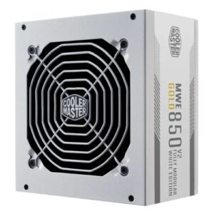 Cooler Master 850W MWE Gold V2 ATX 3.1 PSU, Fully Modular, HDB Bearing Fan, 80+ Gold, PCIe 5.1, White - Image 1