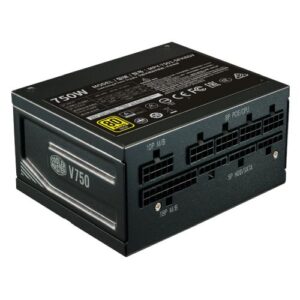 Cooler Master 750W V750 SFX Gold PSU, Fully Modular, FDB Bearing Fan, 80+ Gold, SFX-to-ATX Bracket - Image 1