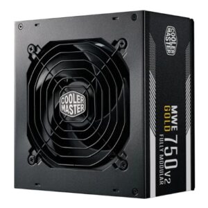 Cooler Master 750W MWE Gold V2 ATX 3.1 PSU, Fully Modular, HDB Bearing Fan, 80+ Gold, PCIe 5.1 - Image 1