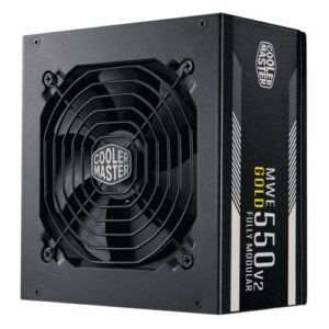 Cooler Master 550W MWE Gold V2 ATX 2.41 PSU, Fully Modular, HDB Bearing Fan, 80+ Gold - Image 1
