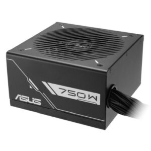 Asus Prime 750W Bronze PSU, Double Ball Bearing Fan, Fully Wired, 80+ Bronze, Etched Cables, Black - Image 1