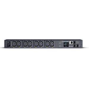 CyberPower PDU81005 Switched Metered-by-Outlet Power Distribution Unit, 1U Rackmount, 1x IEC C20 Input, 8 Outlets, Real-Time Local/Remote Monitoring & Switching, LCD Display - Image 1