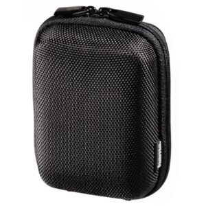 Hama Hardcase 60L Colour Style Compact Camera Case, Belt Loop, Neck Strap, Black, 7 x 4 x 11 cm Compartment - Image 1