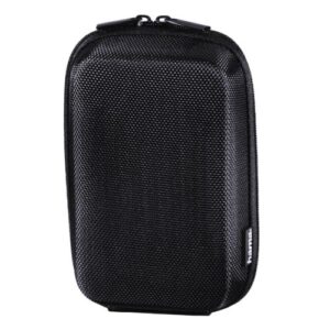 Hama Hardcase 80M Colour Style Compact Camera Case, Belt Loop, Neck Strap, Black, 7.5 x 4.5 x 12.5 cm Compartment - Image 1