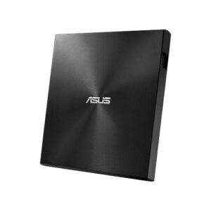 Asus (ZenDrive U9M) External Slimline DVD Re-Writer, USB-A / USB-C, 8x,  M-Disc Support, Cyberlink Power2Go 8, Black - Image 1