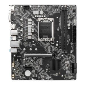 MSI PRO H610M-G DDR4, Intel H610, 1700, Micro ATX, 2 DDR4, VGA, HDMI, DP, GB LAN, 1x M.2