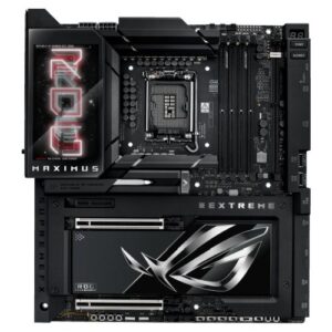 Asus ROG MAXIMUS Z890 EXTREME, Intel Z890, 1851, EATX, 4 DDR5, HDMI, 2 TB5, Wi-Fi 7, 10G & 2.5G LAN, ROG Q-DIMM.2 Card, LCD Screen, 6x M.2 - Image 1