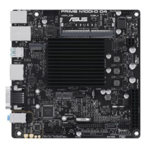Asus PRIME N100I-D D4-CSM, Integrated Intel Quad-Core N100, Mini ITX, 1 DDR4 SODIMM, VGA, HDMI, DP, LPT, COM Port, 1x M.2, Fanless - Image 1