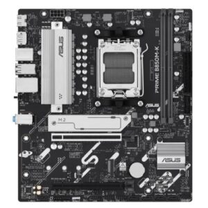 Asus PRIME B850M-K, AMD B850, AM5, Micro ATX, 2 DDR5, HDMI, DP, 2.5G LAN, 2x M.2 - Image 1