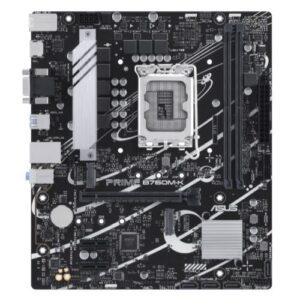 Asus PRIME B760M-K, Intel B760, 1700, Micro ATX, 2 DDR5, VGA, HDMI, 2.5G LAN, PCIe4, 2x M.2 - Image 1