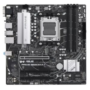 Asus PRIME B650M-A II-CSM - Corporate Stable Model, AMD B650, AM5, Micro ATX, 4 DDR5, VGA, HDMI, DP, 2.5G LAN, 2x M.2