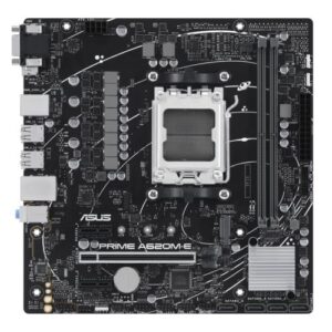 Asus PRIME A620M-E-CSM - Corporate Stable Model, AMD A620, AM5, Micro ATX, 2 DDR5, VGA, HDMI, DP, GB LAN, PCIe4, 1x M.2 - Image 1