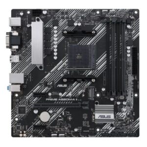 Asus PRIME A520M-A II/CSM - Corporate Stable Model, AMD A520, AM4, Micro ATX, 4 DDR4, VGA, HDMI, DP, M.2 - Image 1