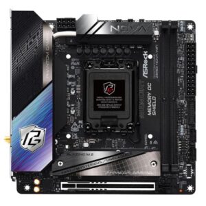 Asrock Z890I NOVA WIFI, Intel Z890, 1851, Mini ITX, 2 DDR5, HDMI, 2 TB4, Wi-Fi 7, 5G LAN, RGB, 3x M.2 - Image 1